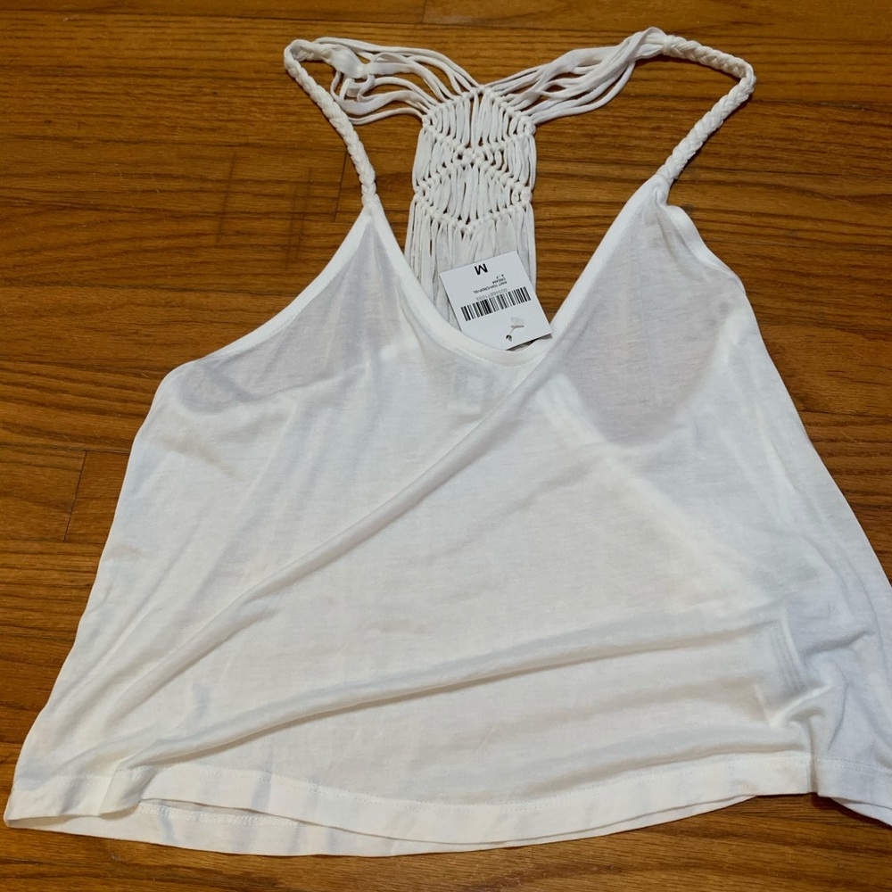White forever 21 crop top